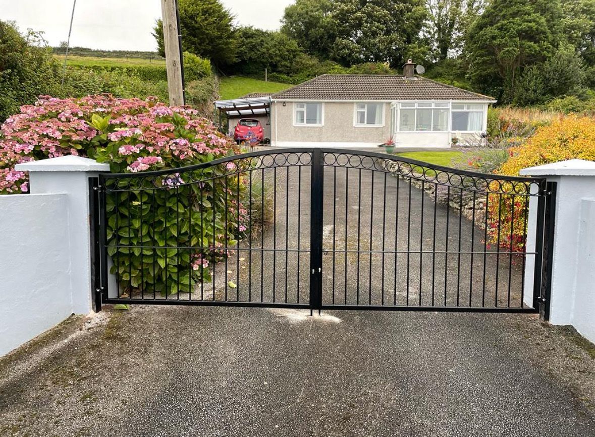 Ornate Double Driveway Gate