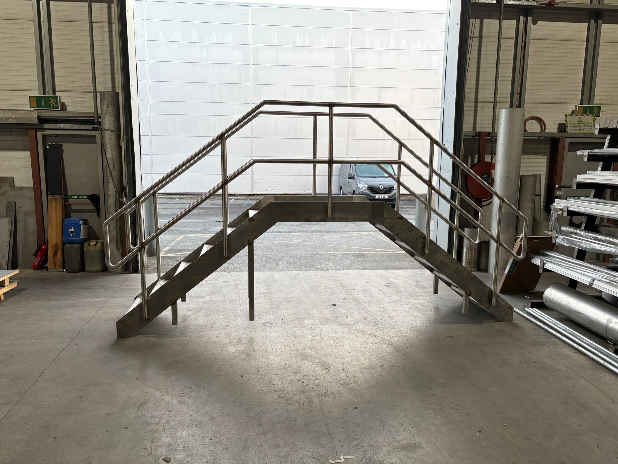Stainless Steel Access Staircase
